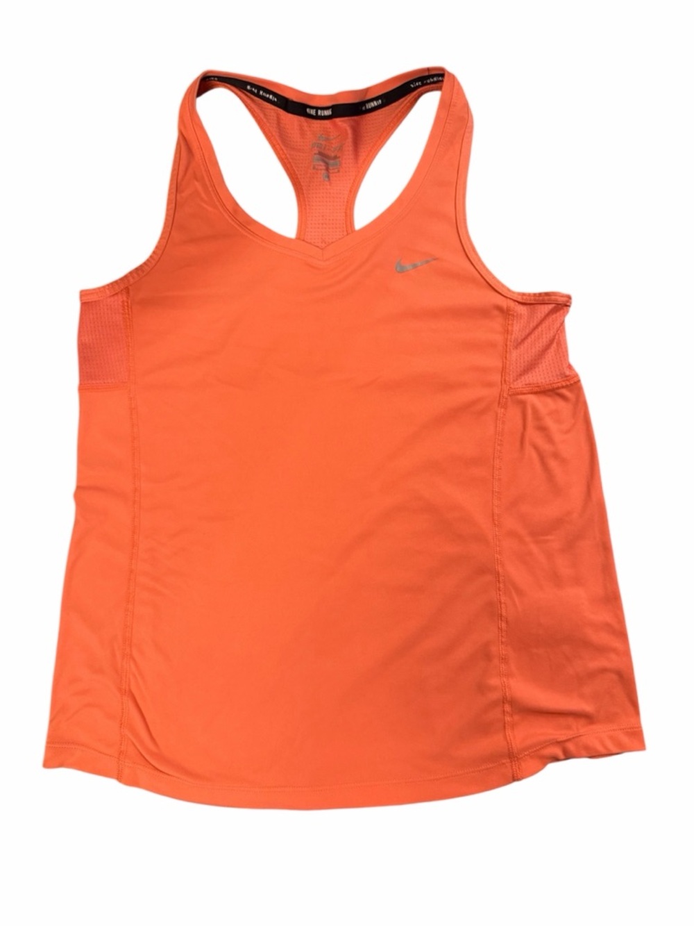 Nike Orange/Coral Racerback Tank Top - Dri Fit - size M
